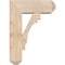 Ekena Millwork Merced Craftsman Smooth Bracket w/ Offset Brace, Douglas Fir, 7 1/2"W x 20"D x 28"H BKT0806X20X28MRC04SDF - alternate 2